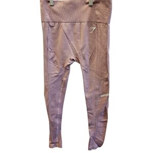 Gymshark Blush Pink Mesh Workout Leggings Womens Small